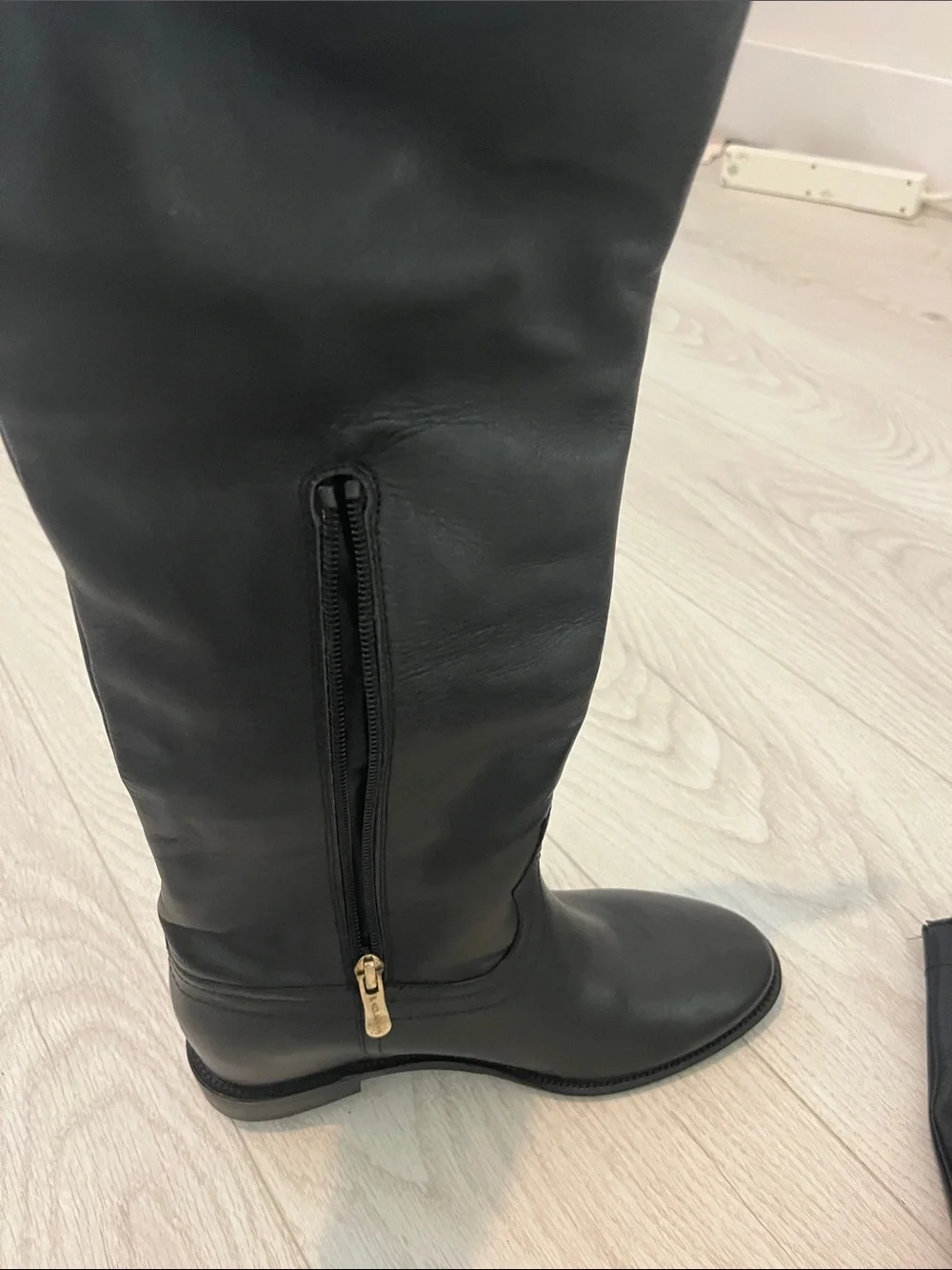 Paolo Black Over-the-Knee Riding Boots
